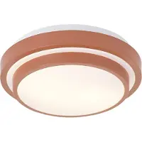 QAZQA Moderne plafondlamp Sienna met wit 34cm 2-lichts IP44 - Walden