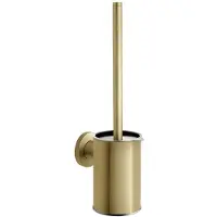 Novaservis Ferro Smile - Wandgemonteerde toiletborstel met houder, geborsteld goud ASM14BG