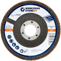 WS24 10x lamellenschijf 115 mm gebogen aluminiumoxide K 80 - ...
