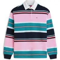 Tommy Hilfiger Rugbyshirt in relaxed fit van puur katoen