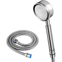 OEM Douchekop voor badkamer met straalmondstuk en douchearmatuur, 1,5 meter aansluitstuk voor de douchekop en bevestiging voor de douchekop, groot waterbesparend douchekopfilter van roestvrij staal 18/10