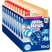 Witte Reus Self Active Hygiene Toiletblok 100g - WC blokjes - Voordeelverpakking - 2x10 stuks