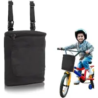 OEM Mand voor kinderfiets met klittenbandsluiting, opklapbare fietstas, fietstas met stuuradapter, afneembare stuurmand, fietstas voor elektrische fietsen, geschikt voor boodschappen