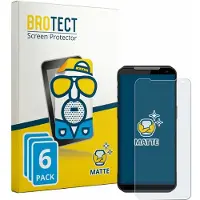 BROTECT - Screenprotector voor Point Mobile MF52 - Folie Beschermfolie matte 6 Stuks