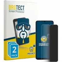 BROTECT - privacy screenprotector voor Umidigi A75x - Folie Beschermfolie Blauwlichtfilter 2 Stuks