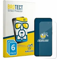 BROTECT Screenprotector 6 Stuks voor Motorola Edge 70 Fusion Plus Beschermglas transparant