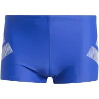 Adidas Sportzwembroek 'Big Bars' indigo / wit