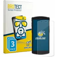 BROTECT Screenprotector 3 Stuks voor Urovo CT58S Beschermglas transparant