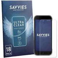 Savvies - Screenprotector voor Bluebird S10 - Folie Beschermfolie transparant 18 Stuks