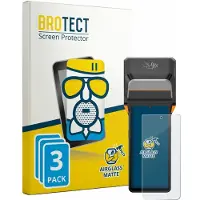 BROTECT - Screenprotector voor Sunmi V3 Plus - Folie Beschermfolie Beschermglas matte 3 Stuks