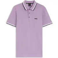 HUGO BOSS BOSS Green poloshirt paars normale fit