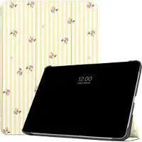 IMoshion Design Trifold Bookcase voor de Apple iPad Air 11 inch (2026) M4 / (2025) M3 / (2024) M2 / Air 5 (2022) / Air 4 (2020) - Garden Stripes