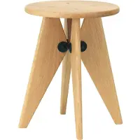 Vitra Tabouret Bois Kruk Geolied Eiken - Krukken Massief Hout Oiled Oak - 4055737360084
