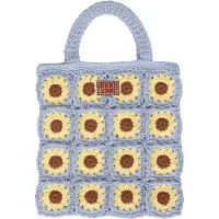 Sticky Lemon Meisjes Handtassen Crochet Bag - Blauw - Maat ONESIZE