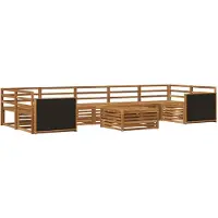 vidaXL Buiten bank set 8 st Naturel Massief Acacia Hout