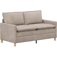 vidaXL Bank Beige 156 x 81 x 87,5 cm Polyester