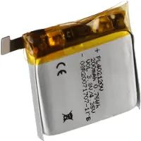 AccuCell Accu geschikt voor Amaz Bip, A1608, lithium-polymeer, 3,8V, 200mAh, 0,76Wh, zonder gereedschap