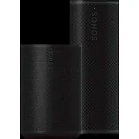 Sonos Era 100 Sl Multiroom-speaker + Roam 2 Bluetoothspeaker Zwart Audio Bundle
