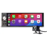 Caliber Autoradio Draadloze Carplay - 1 DIN - Bluetooth - DAB - Achteruitrijcamera inbegrepen - 4 x 100 Watt - Touchscreen - Zwart