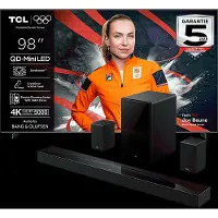 TCL 98c8k Qd-miniled Google Tv 98" (2025) + Q85h Pro Soundbar Tv-bundel