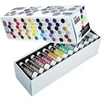 LIQUITEX 3699395 Basics Acrylverf Set – 48 x 22 ml Tubes | Kunstenaars Acrylverf | Middelmatige Viscositeit | Lichtechte Kleuren voor Schilderen, Canvas & Hobby