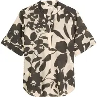 Marc O'Polo Blouse crème / donkergrijs