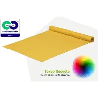 Gj Floors - Budget loper Tokyo Recycle | Geel - Breedte x Lengte: 2 meter / 8 meter