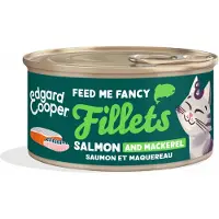 Edgard & Cooper 24x Kattenvoer Fillets Zalm & Makreel 70 Gr