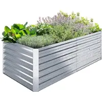 OEM Grote groenteplantbak van roestvrij staal, 180x90x60 cm