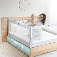 OEM Veiligheidshek 180x80 cm. In hoogte verstelbaar uitgifthek voor kinderbed en octagonbed - Enkelzijdig hek