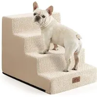OEM Grote, comfortabele hondenkooi voor in huis (beige, 60x45x45 cm, set van 4)