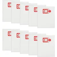 OEM Set van 10 stofzuigzakken voor NVM-1CH - Stofzuigzakken - Stofzuigzakkenhouder - Zak voor stofzuiger