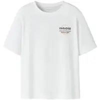 Name it KIDS T-shirt met backprint wit Meisjes Katoen Ronde hals Backprint - maat 116