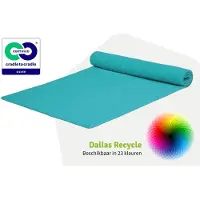 Gj Floors - Basic loper Dallas Recycle | Turquoise - Breedte x Lengte: 2 meter / 8 meter