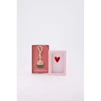 Zusss Cadeauset Geurhanger Met Broche In Doosje - Verjaardag - Cadeau Dames Papier / Glas Roze