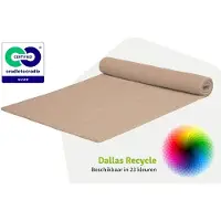 Gj Floors - Basic loper Dallas Recycle | Zand - Breedte x Lengte: 2 meter / 8 meter