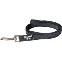 Julius-K9 Korte lijn hond - antislip, 14 mm, met handvat