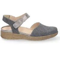 Durea 5924 Wijdte G Espadrilles | Maat 5.5 Dames Grijs