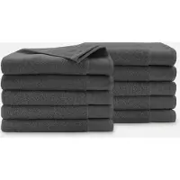 Walra Badhanddoek - Soft Cotton - Set van 10 - Hotel Kwaliteit - 100% katoen - 550 g/m² - 70x140 cm - Antraciet