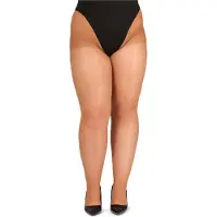 Bellivalini BLV-GI-1125 Dames Panty - 40 DEN -Plus Size - Grote maat - Polyamide - Brons - 4XL
