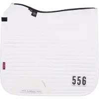 LeMieux Zadeldek Cotton Competition Dressage Square Wit
