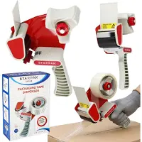 Sarcia.eu Dispenser voor verpakkingstape, tape-afroller, taperoller, tape dispenser 50mm