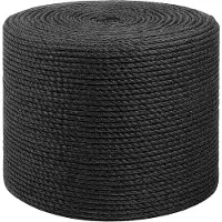 vidaXL Jute Touw 60 mm 50 m Zwart 100% Tossa jute
