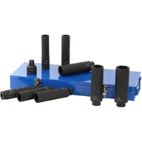 Gedore KL-0100-83 K Slagmoer-dopsleutelset 3/4" SW 27-46 mm 200 mm 9-Delig - 3518450