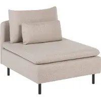 Beliani EGERIS - Zitmodule - Beige - Polyester
