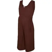 Mamalicious Jumpsuit 'MLSIGGA' chocoladebruin