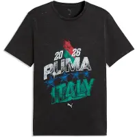 Puma Fanpack 90s Bespoke relaxed T-shirt voor Heren, Groen/Zwart, Maat XL