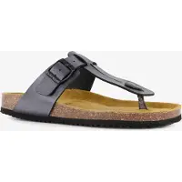 Hush puppies dames bio teenslippers zwart maat 36
