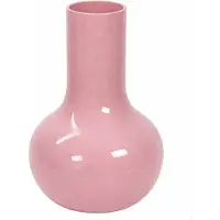 Vase the World Vaas Seim | Small | Pink - Roze | Mondgeblazen glas | Ø25,5 x H37 cm