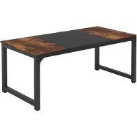 Happiq Bureau Kyren - 160cm - Bruin - Computerbureau - Voor thuis of werk